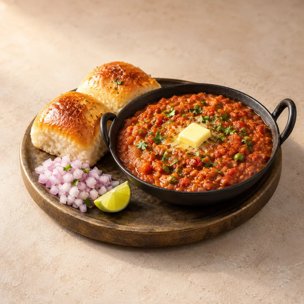 Bombay pav bhaji, cooked with Bombay Pav Bhaji Masala
